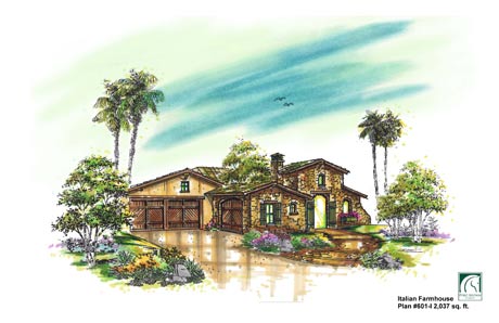 The Residence at Eagle Falls, Indio, CA Italian Farmhouse Plan 601-I (2,307 sq. ft.)