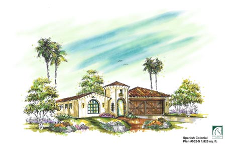 The Residence at Eagle Falls, Indio, CA Spanish Colonial Plan 502-S (1,825 sq. ft.)